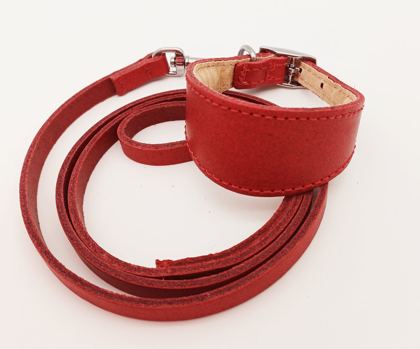 Whippet Puppy Leather Dog Collars