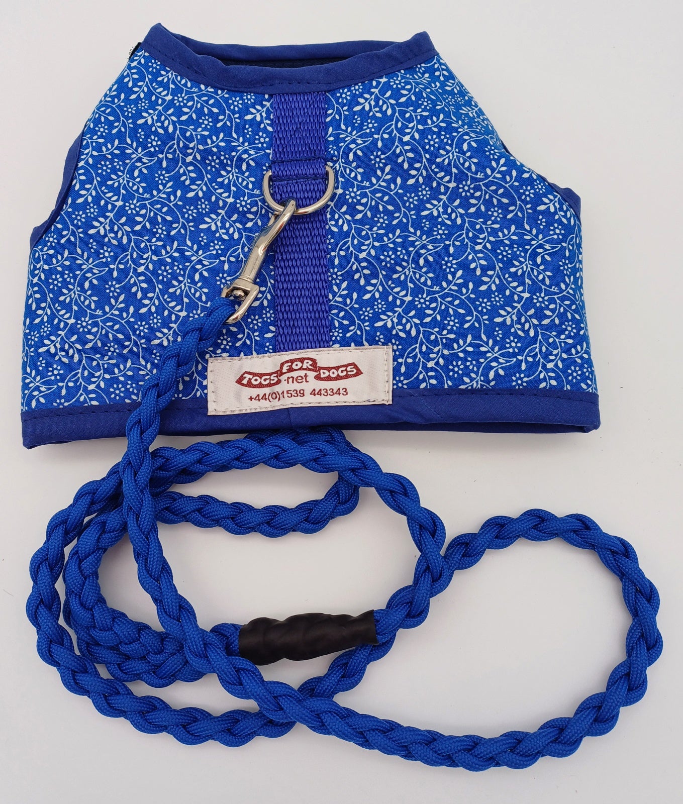 Royal Blue Vine with Plaited Paracord Lead