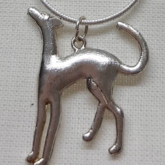 Sterling Silver Happy Hound necklace