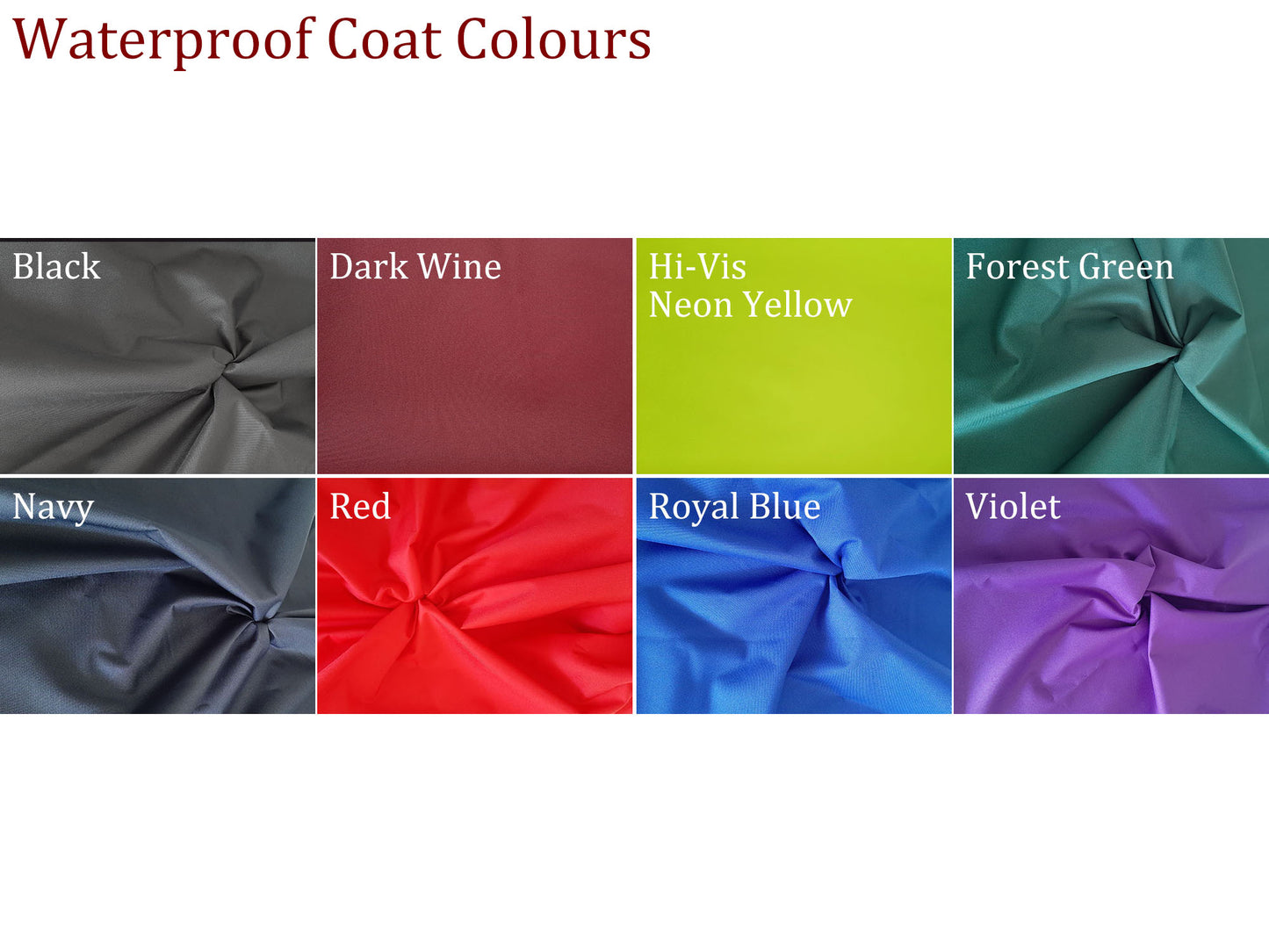 Bespoke Waterproof Fleece Lined Dog Coat - All Dog Breeds