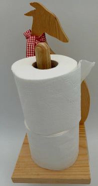 Wooden Italian Greyhound/Whippet/Greyhound Roll holder